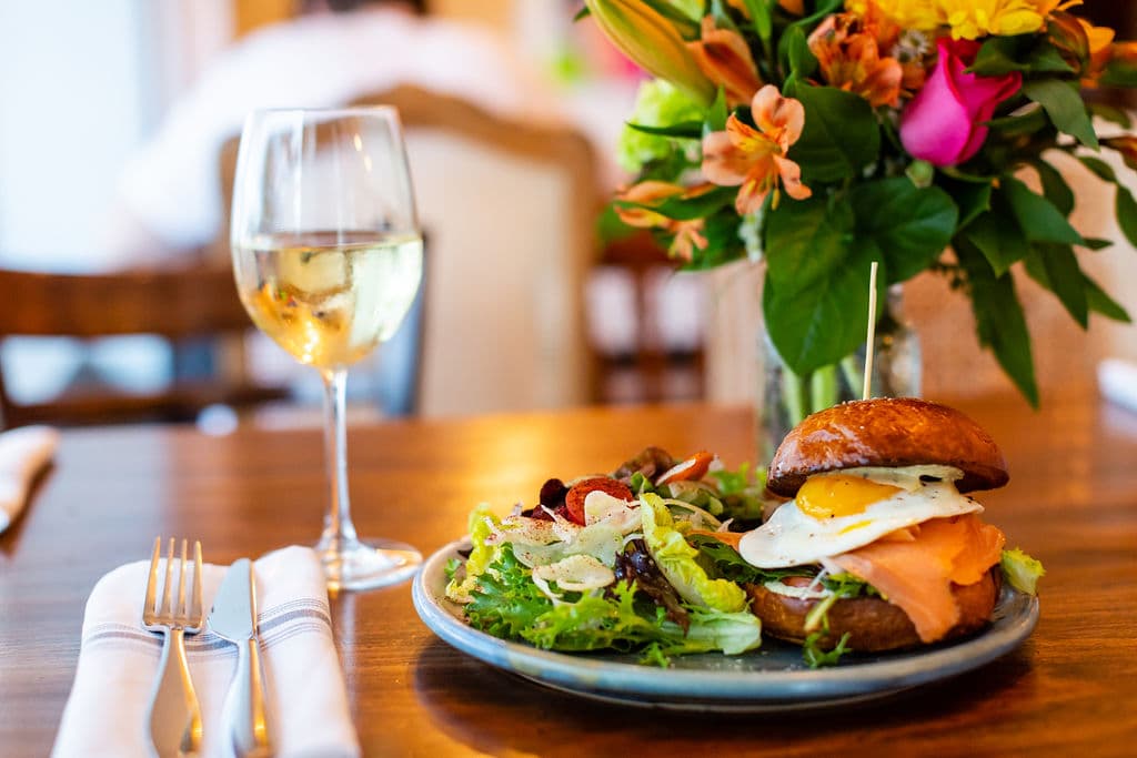 Smoked Salmon Burger